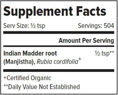 Manjistha Powder  Curated Wellness