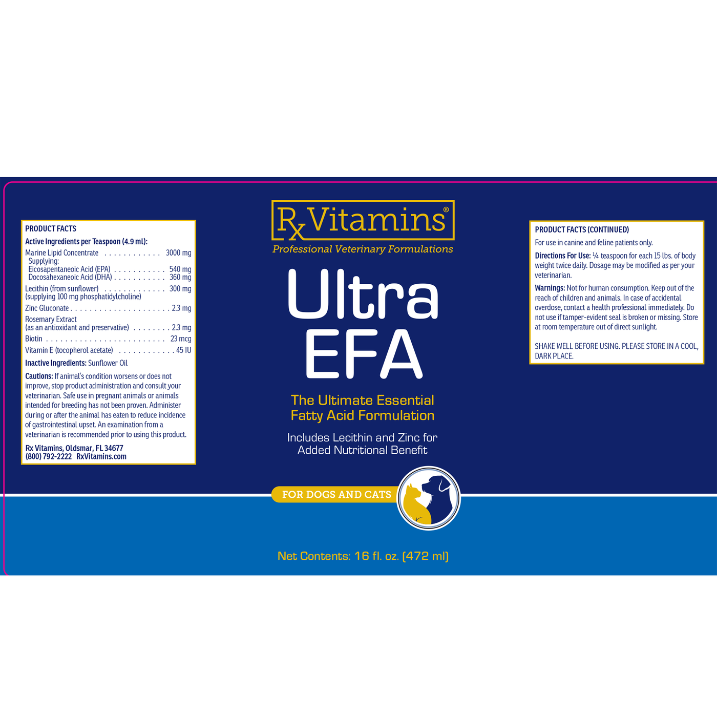 Ultra EFA for Dogs & Cats  Curated Wellness