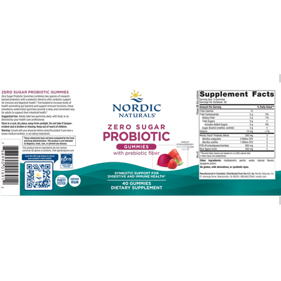 Zero Sugar Prob Gum 40g Curated Wellness