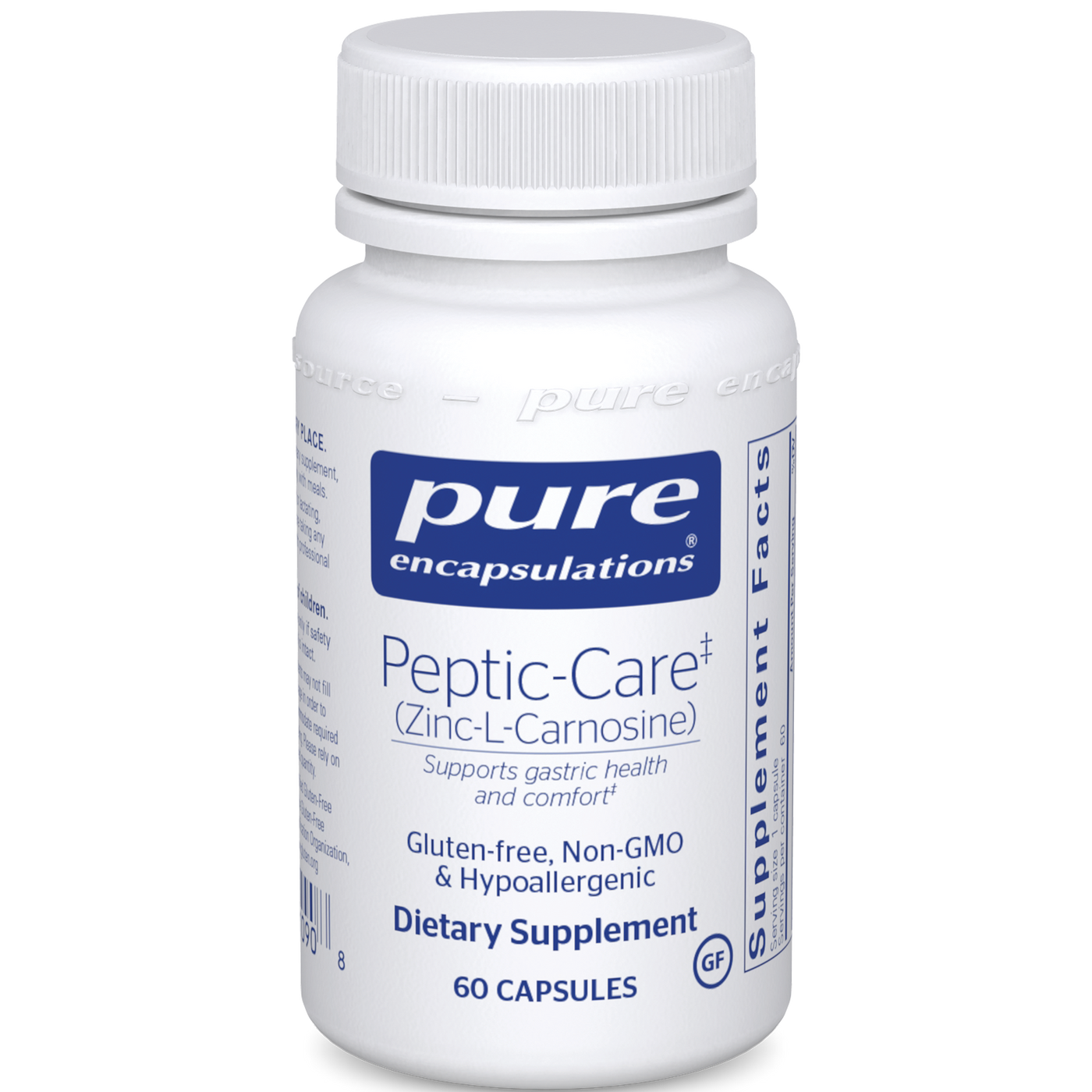 Peptic-Care (Zinc-L-Carnosine) 60 caps Curated Wellness