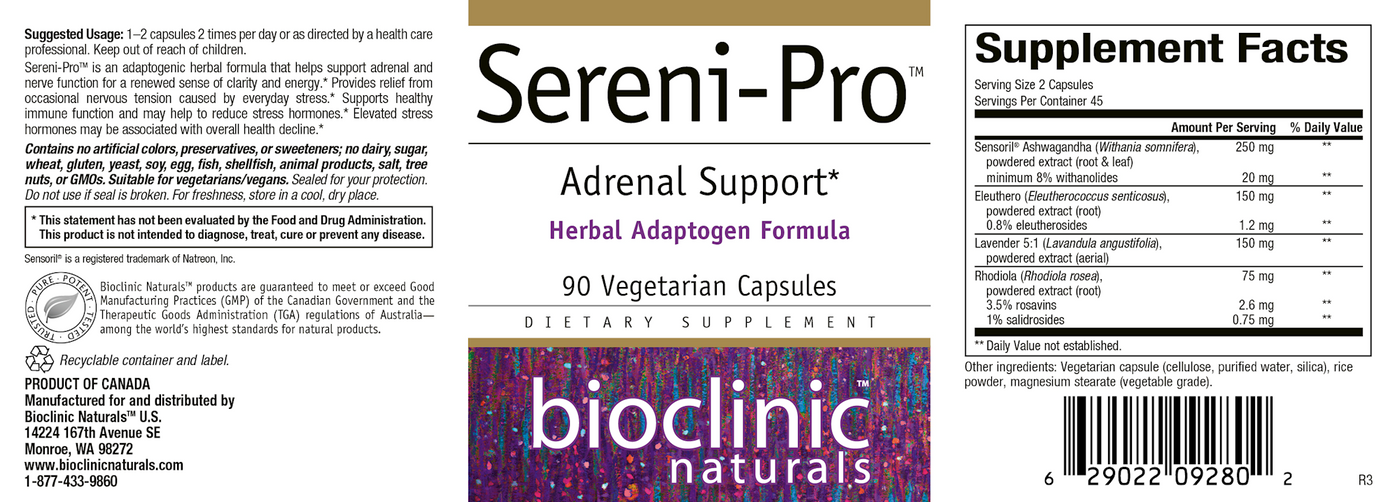 Sereni-Pro  Curated Wellness