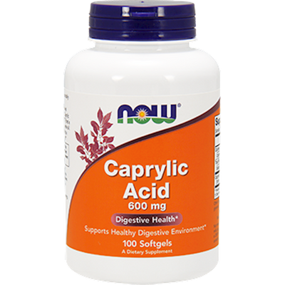 Caprylic Acid 600 mg 100 gels Curated Wellness