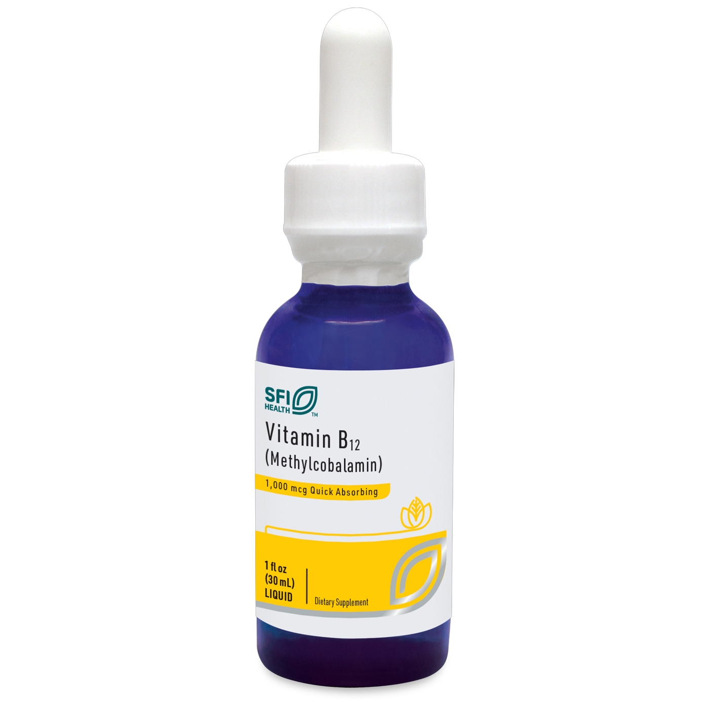 B12 Liquid (methylcobalamin) 1mg 1 fl oz Curated Wellness