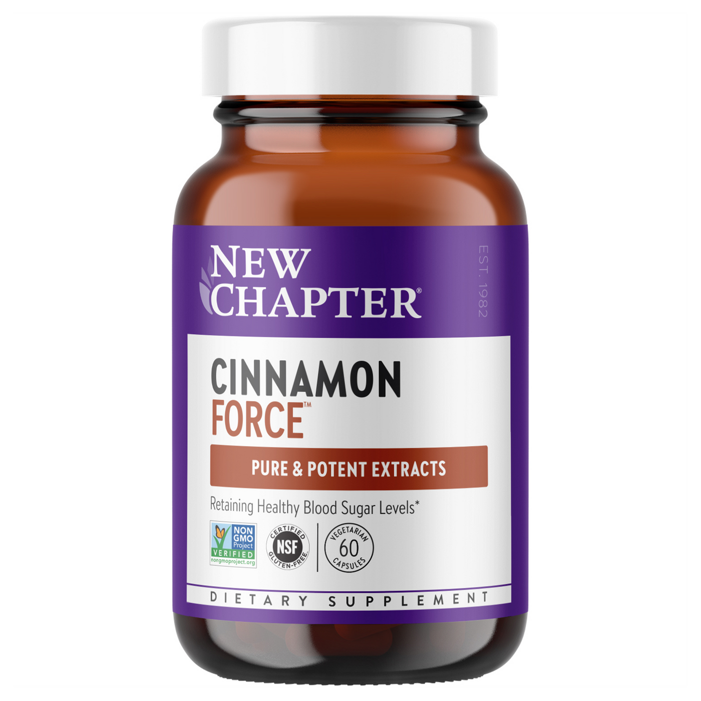 Cinnamon Force 60 liquid vegcaps Curated Wellness