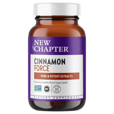 Cinnamon Force 60 liquid vegcaps Curated Wellness