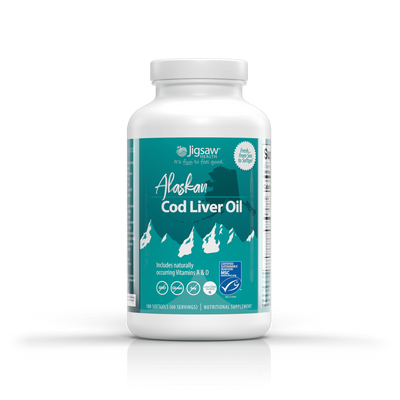 Alaskan Cod Liver Oil 180sg Curated Wellness