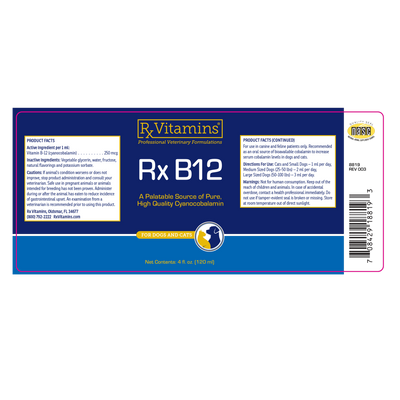 Rx B12 4 fl oz Curated Wellness