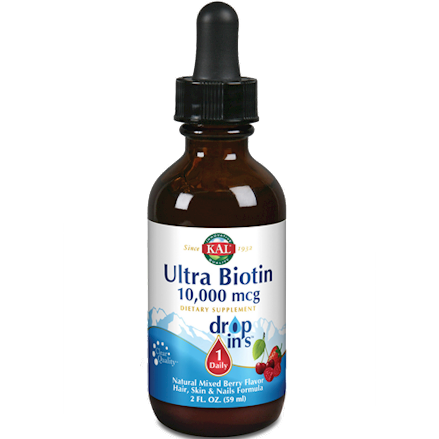 Ultra Biotin Veg Berry 2 fl oz Curated Wellness