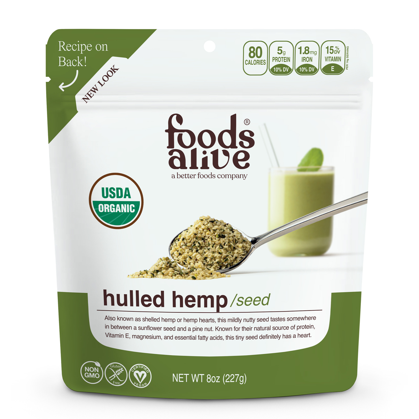 Hulled Hemp Seeds Organic  Curated Wellness