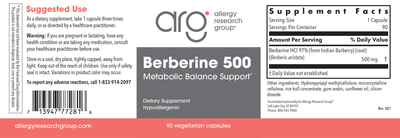 Berberine 500  Curated Wellness