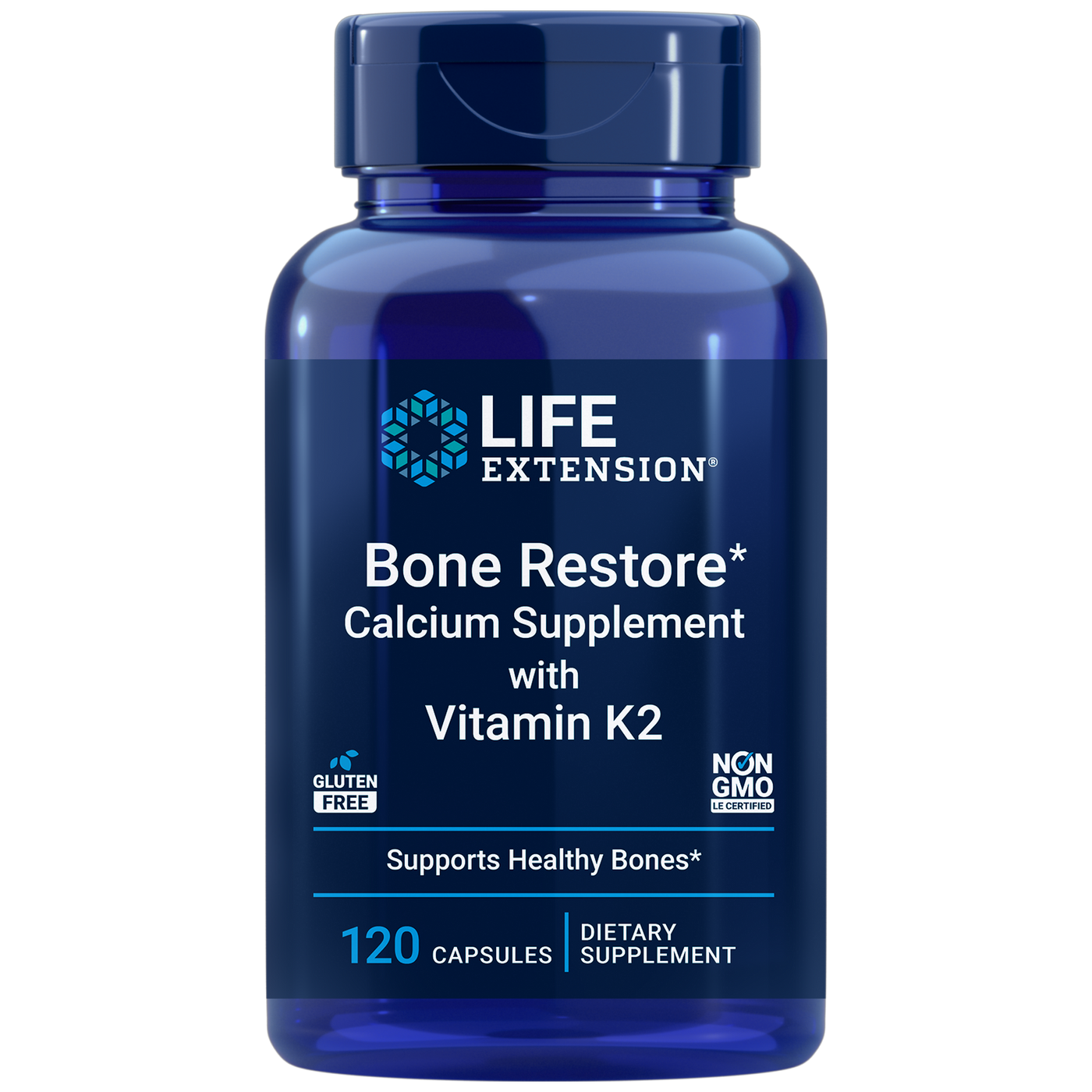 Bone Restore with Vitamin K2 120 caps Curated Wellness