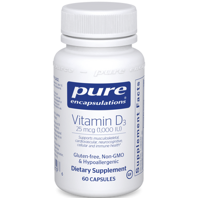 Vitamin D3 1000 IU 60 vcaps Curated Wellness