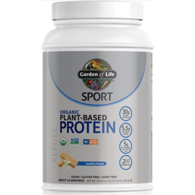 Sport Org Plant-Based Protein Van 855 g Curated Wellness