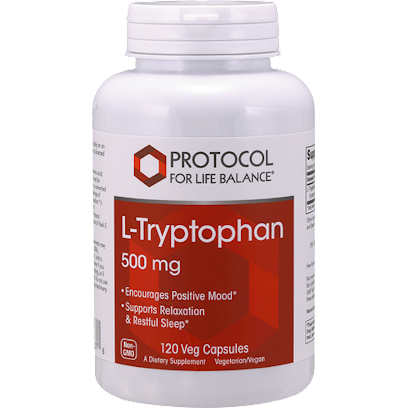 L-Tryptophan 500 mg 120 vcaps Curated Wellness