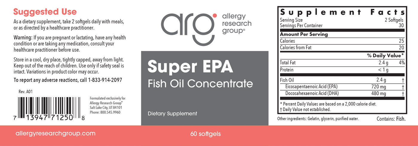 Super EPA 60 gels Curated Wellness