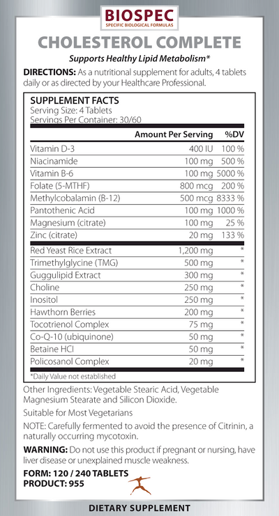 Cholesterol Complete  Curated Wellness