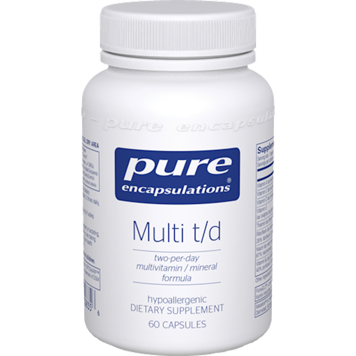 Multi T/D 60 vcaps Curated Wellness