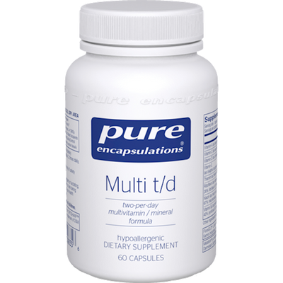 Multi T/D 60 vcaps Curated Wellness