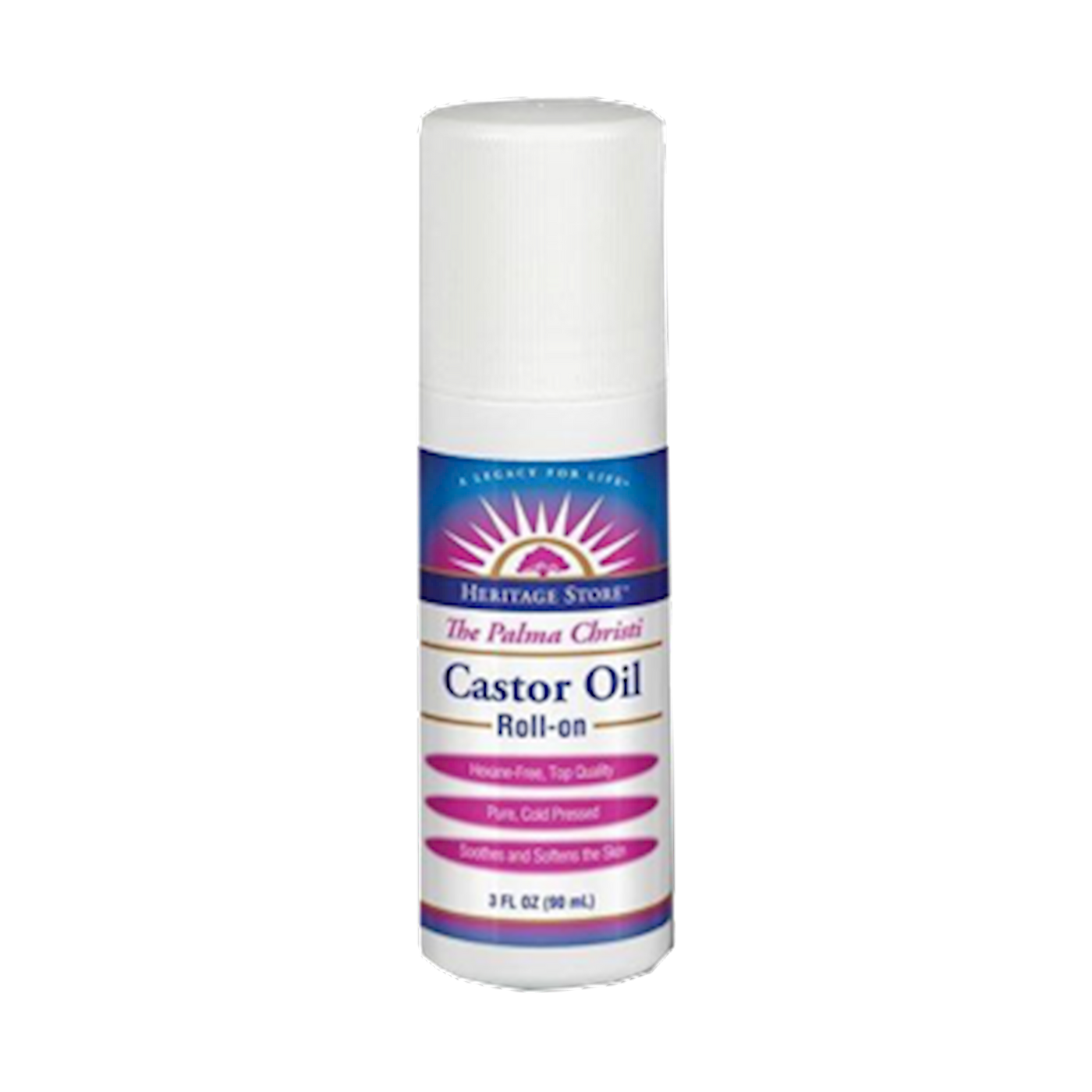 Castor Oil Roll-on 3 fl oz Curated Wellness