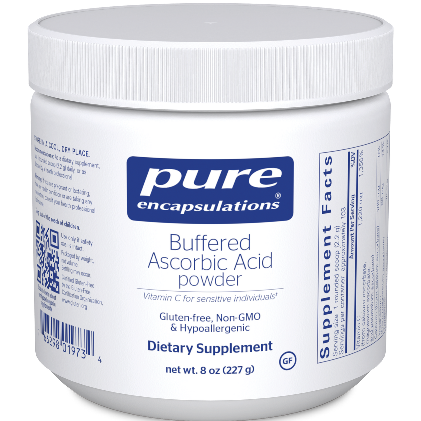 Buffered Ascorbic Acid Powder 227 gms Curated Wellness