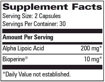 Alpha Lipoic Acid  Curated Wellness