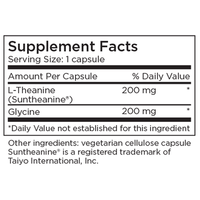 L-Theanine 200 mg 120 caps Curated Wellness