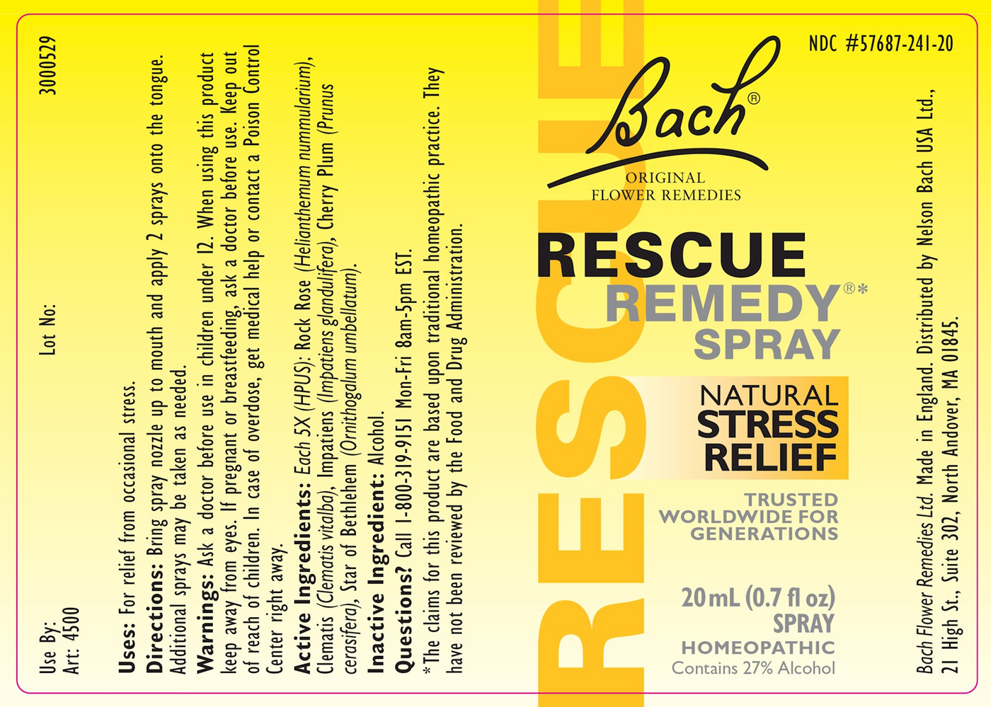 Rescue Remedy Spray  Curated Wellness