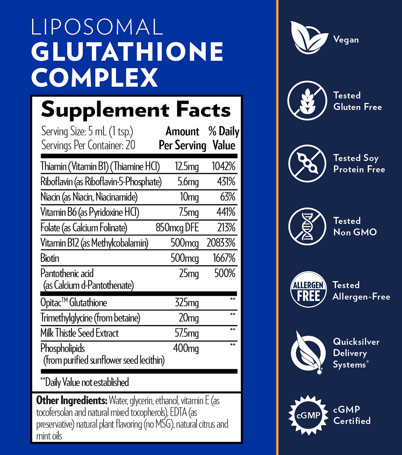 Glutathione Complex 3.38 fl oz