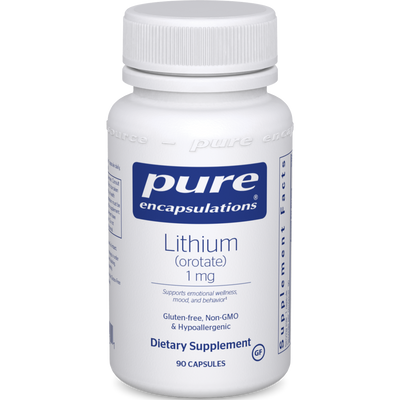 Lithium (orotate) 1 mg  Curated Wellness