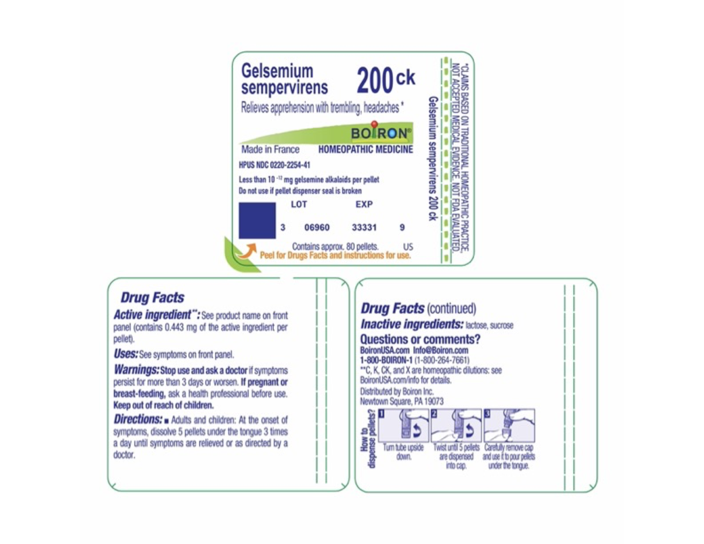Gelsemium sempervirens 200CK 80 plts Curated Wellness