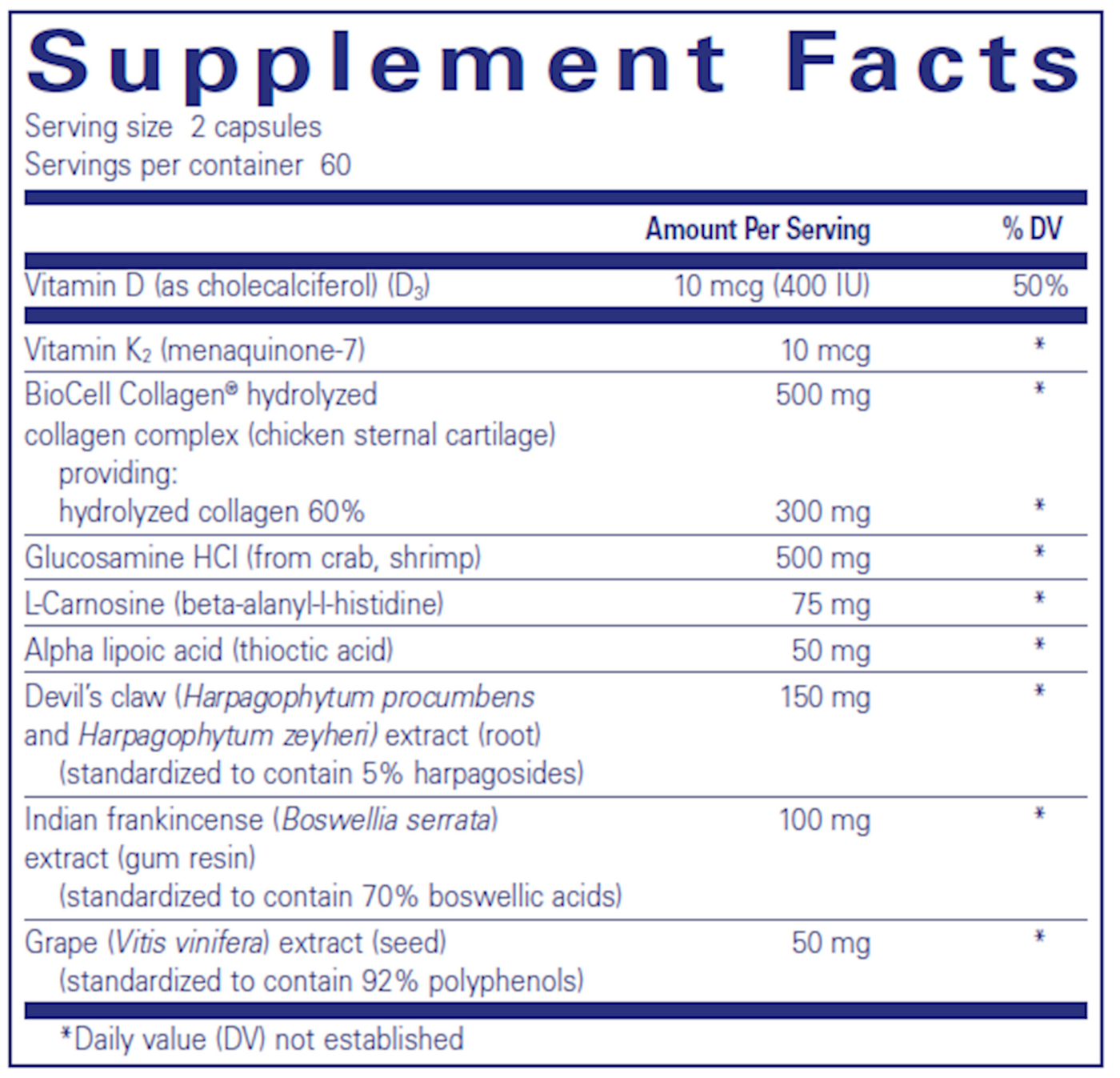 Disc-Flex 120 caps Curated Wellness