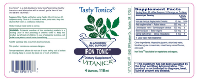 Iron Tonic 4 fl oz Curated Wellness