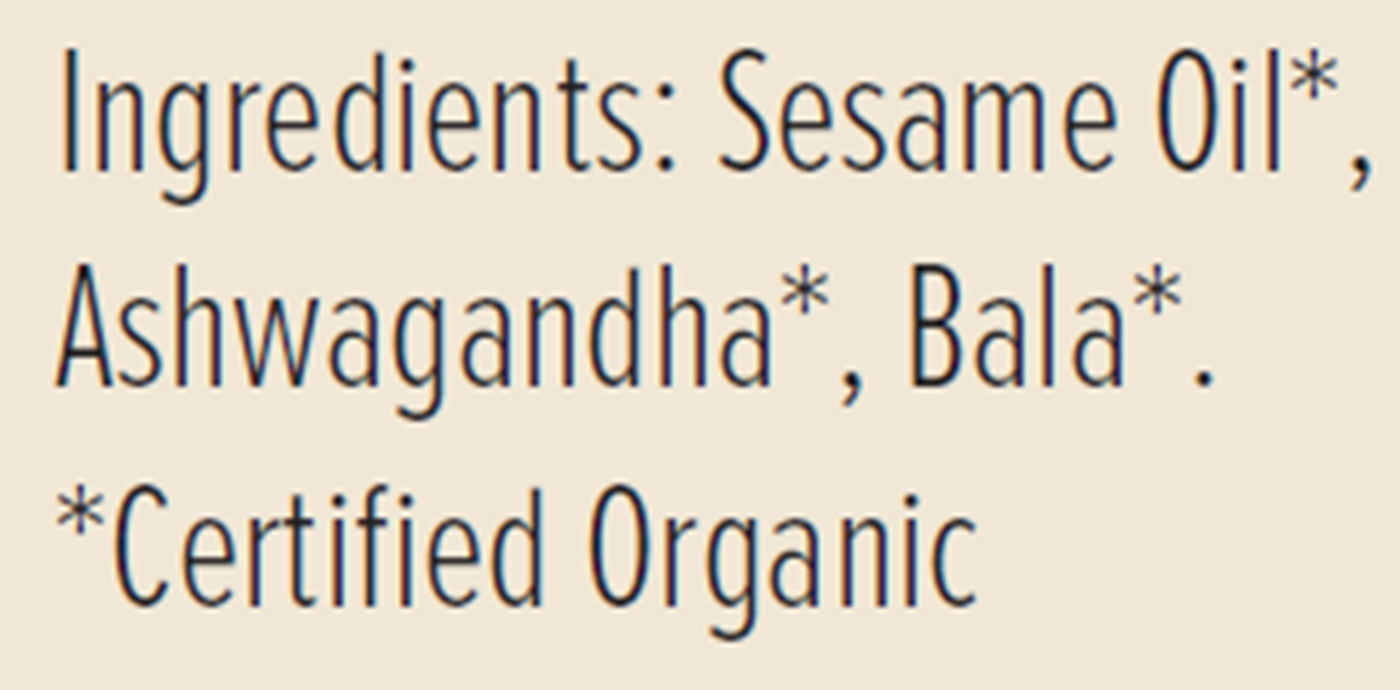 Ashwagandha Bala Oil, Organic  Curated Wellness