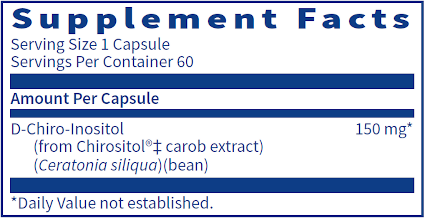 D-Chiro-Inositol 60 caps Curated Wellness