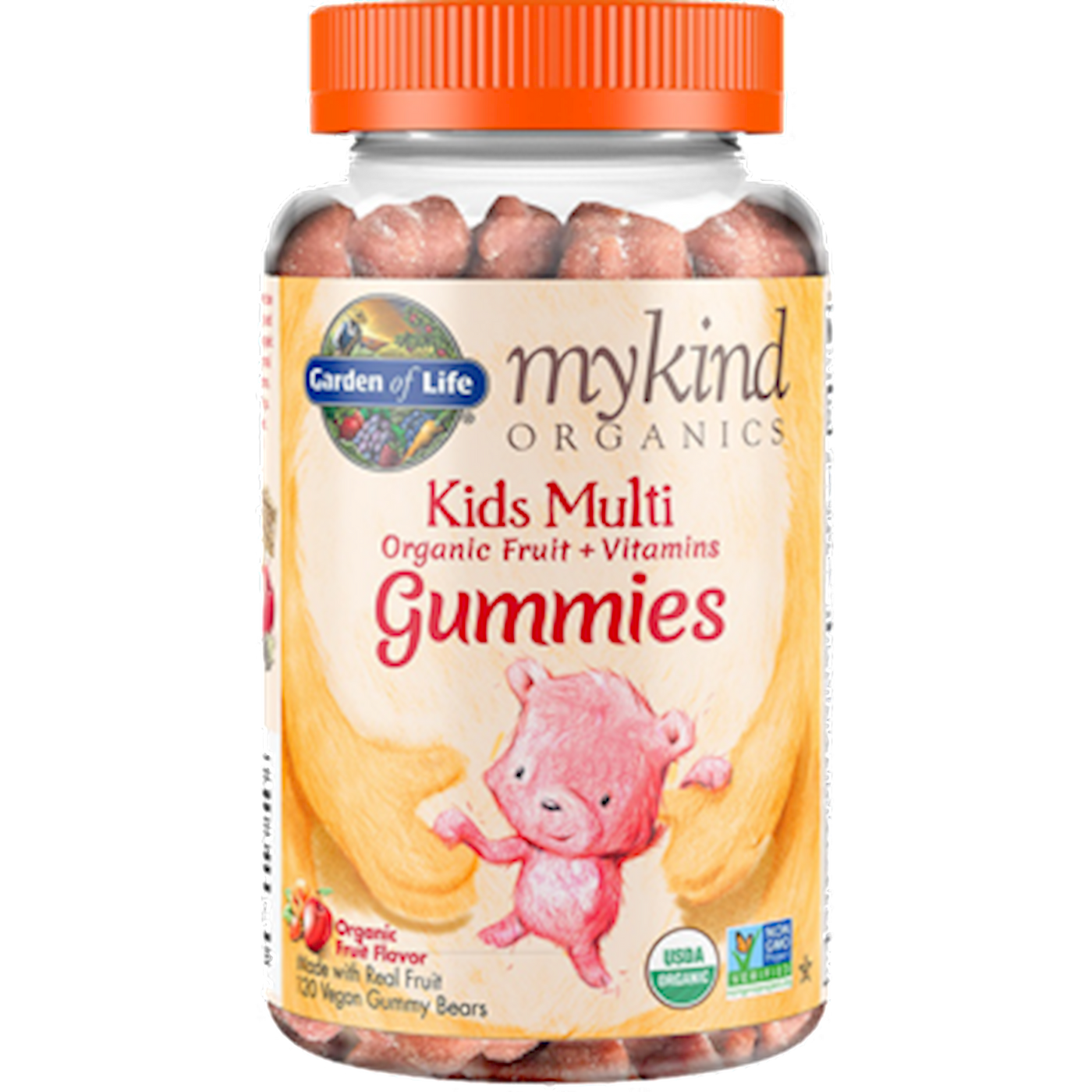 Mykind Kids Multi-Fruit 120 Gummy Bears Curated Wellness