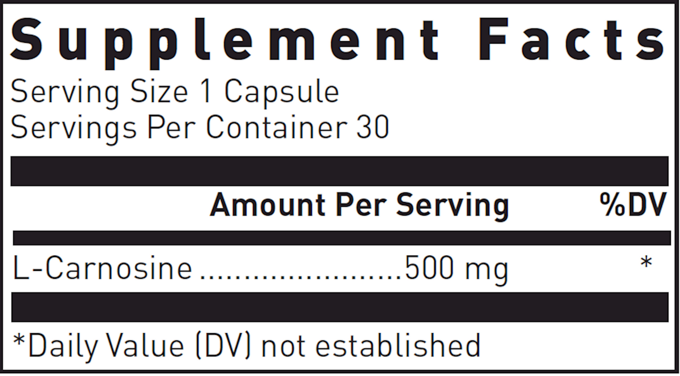 L-Carnosine 500 mg  Curated Wellness