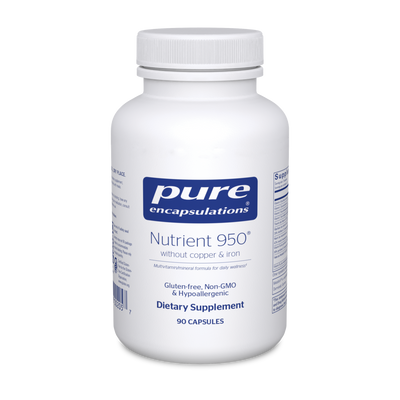 Nutrient 950 w/o Cu & Fe 90 vcaps Curated Wellness