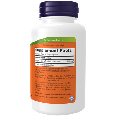 Ginger Root 550 mg  Curated Wellness