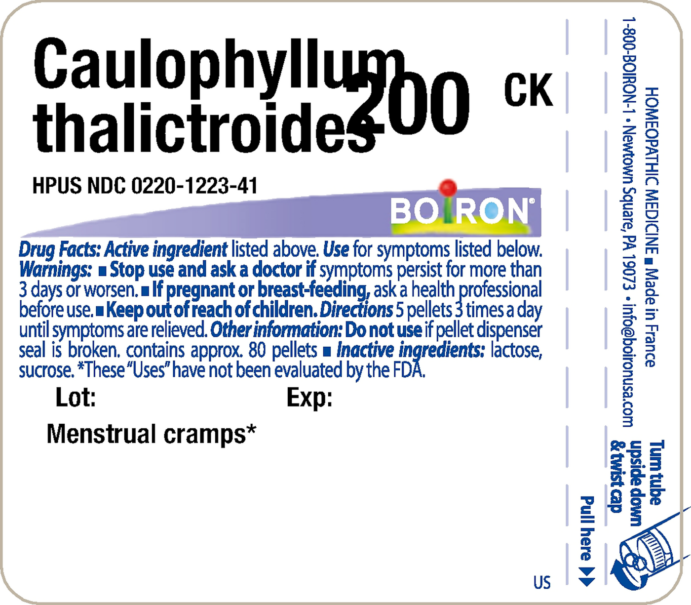 Caulophyllum thalictroides 200CK 80 plts Curated Wellness