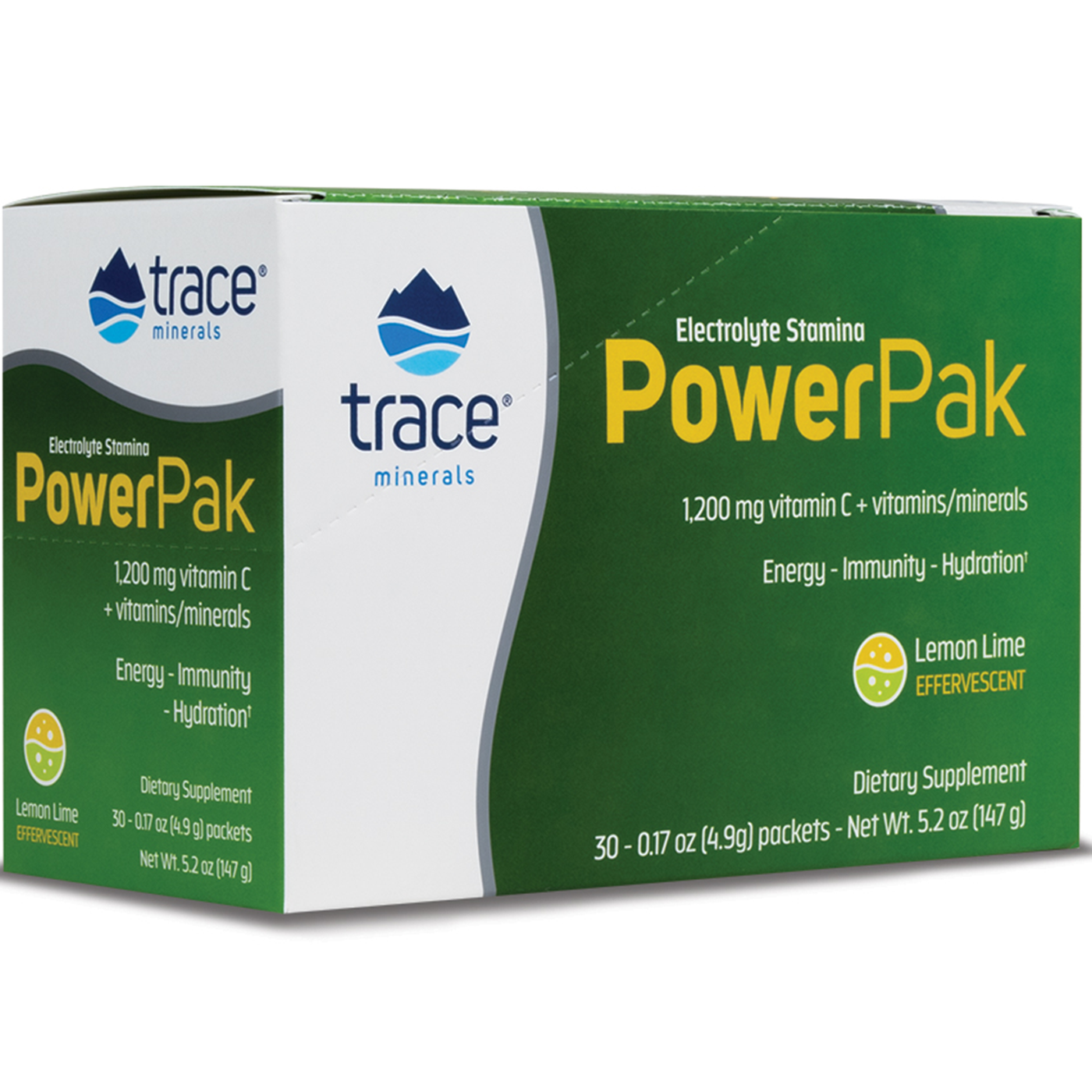 Power Pak Lemon Lime 30 packets Curated Wellness