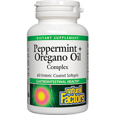 Peppermint & Oregano Oil 60 gels Curated Wellness