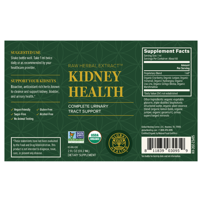 Kidney Health 2 fl oz Curated Wellness