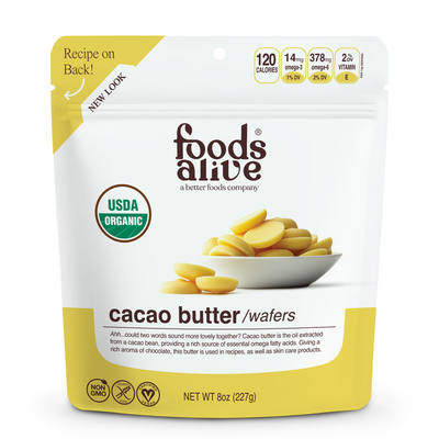 Cacao Butter Wafers Organic  Curated Wellness