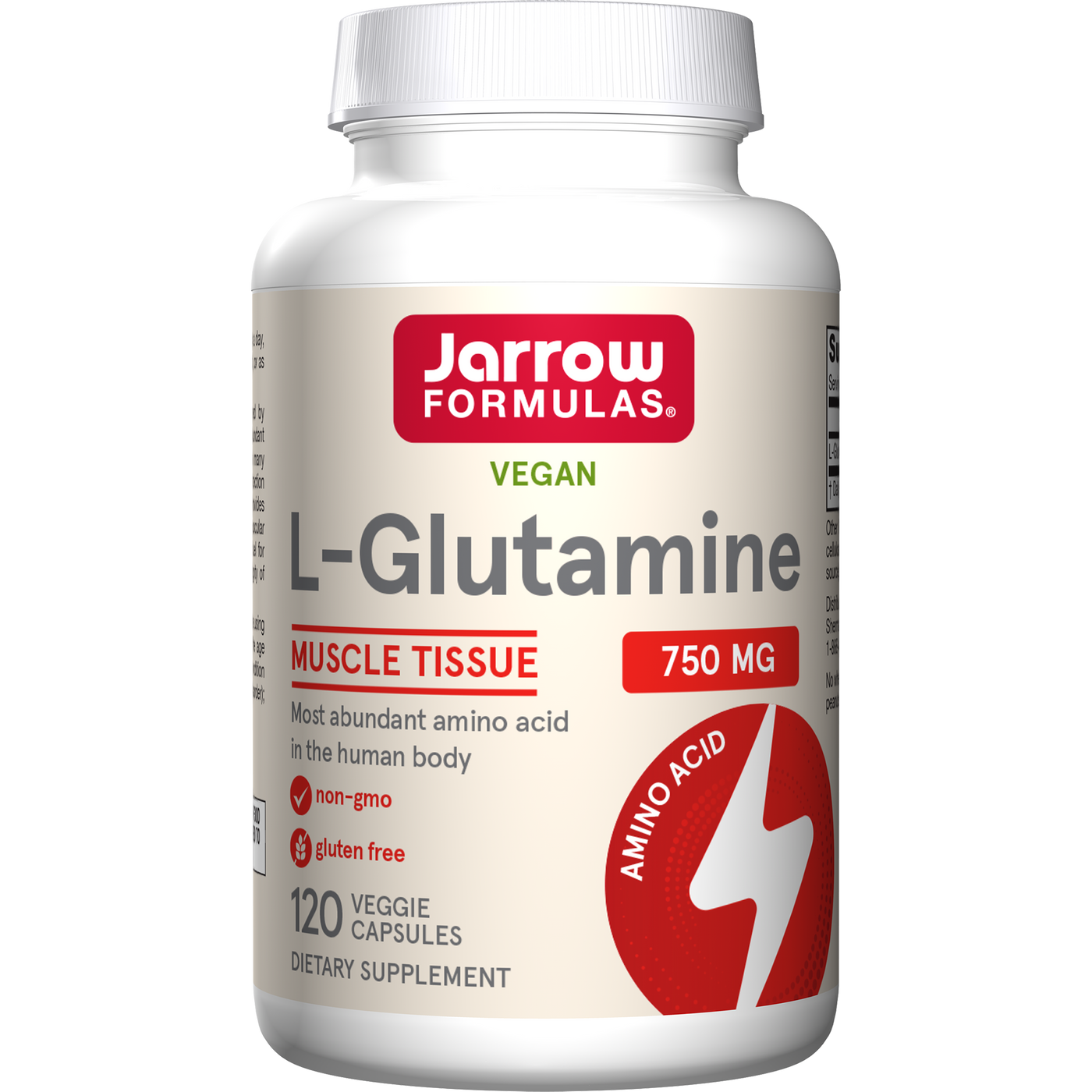 L-Glutamine 750 mg 120 caps Curated Wellness