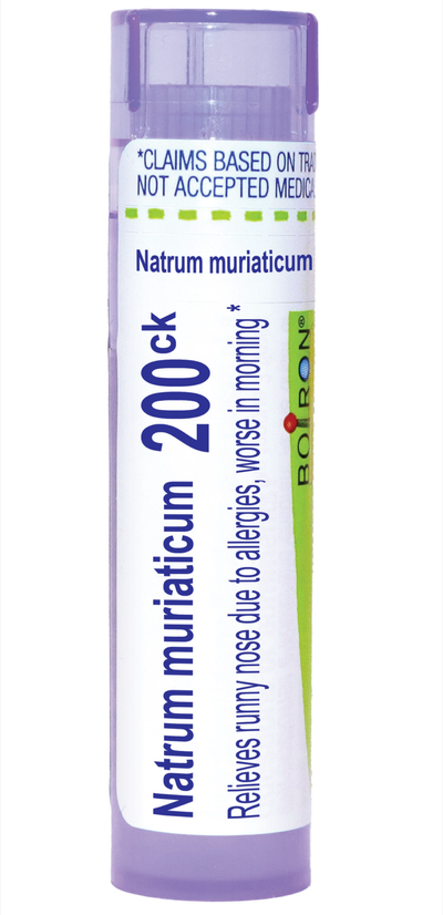 Natrum muriaticum 200CK 80 plts Curated Wellness