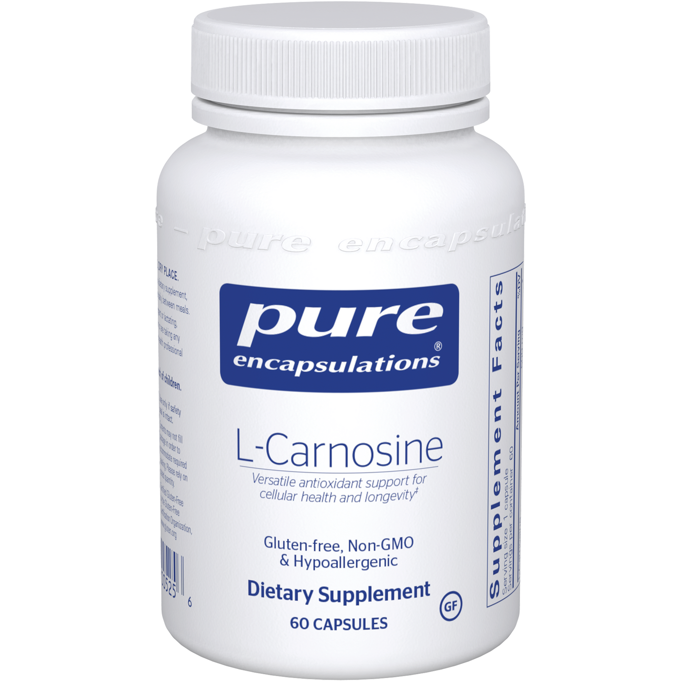 L-Carnosine 500 mg 60 vcaps Curated Wellness