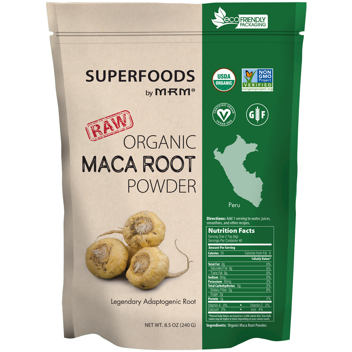 Raw Organic Maca Root Powder  Curated Wellness