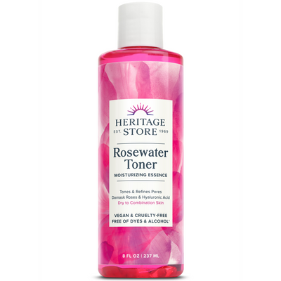 Rose Petals Rosewater Toner 8 fl oz Curated Wellness