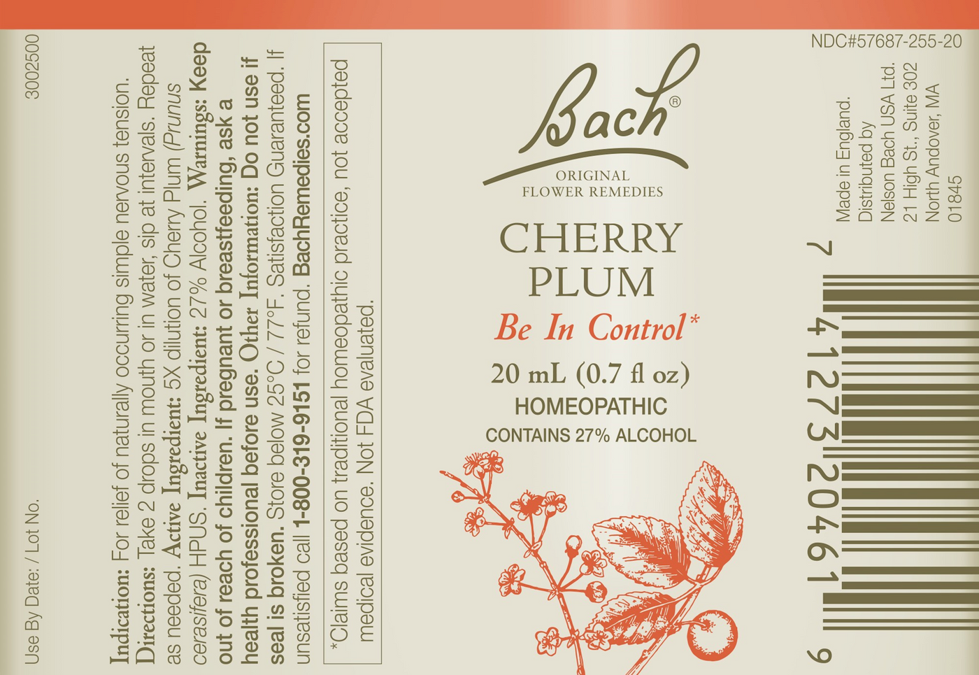 Cherry Plum Flower Essence  Curated Wellness