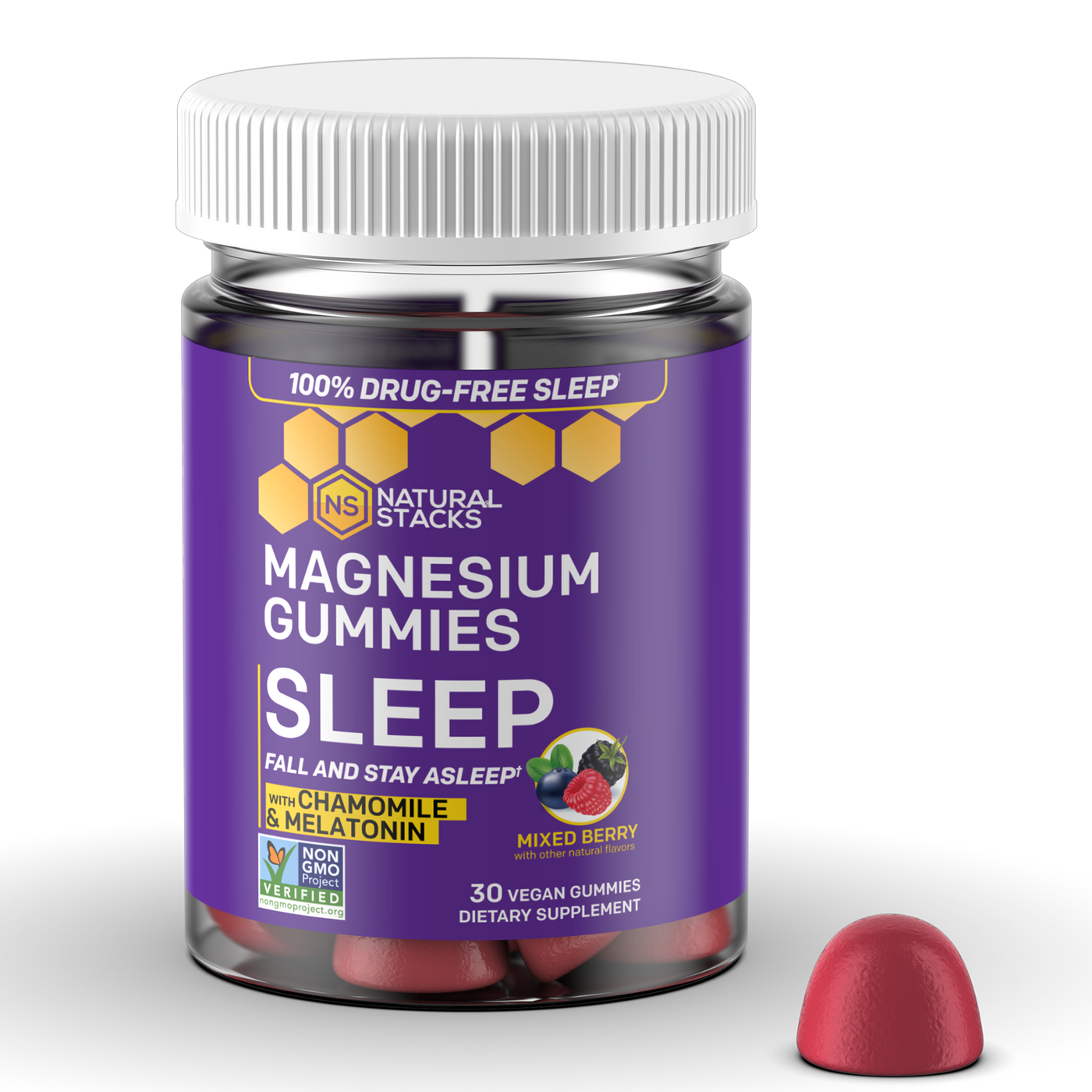 Sleep Magnesium Gummies 30c Curated Wellness